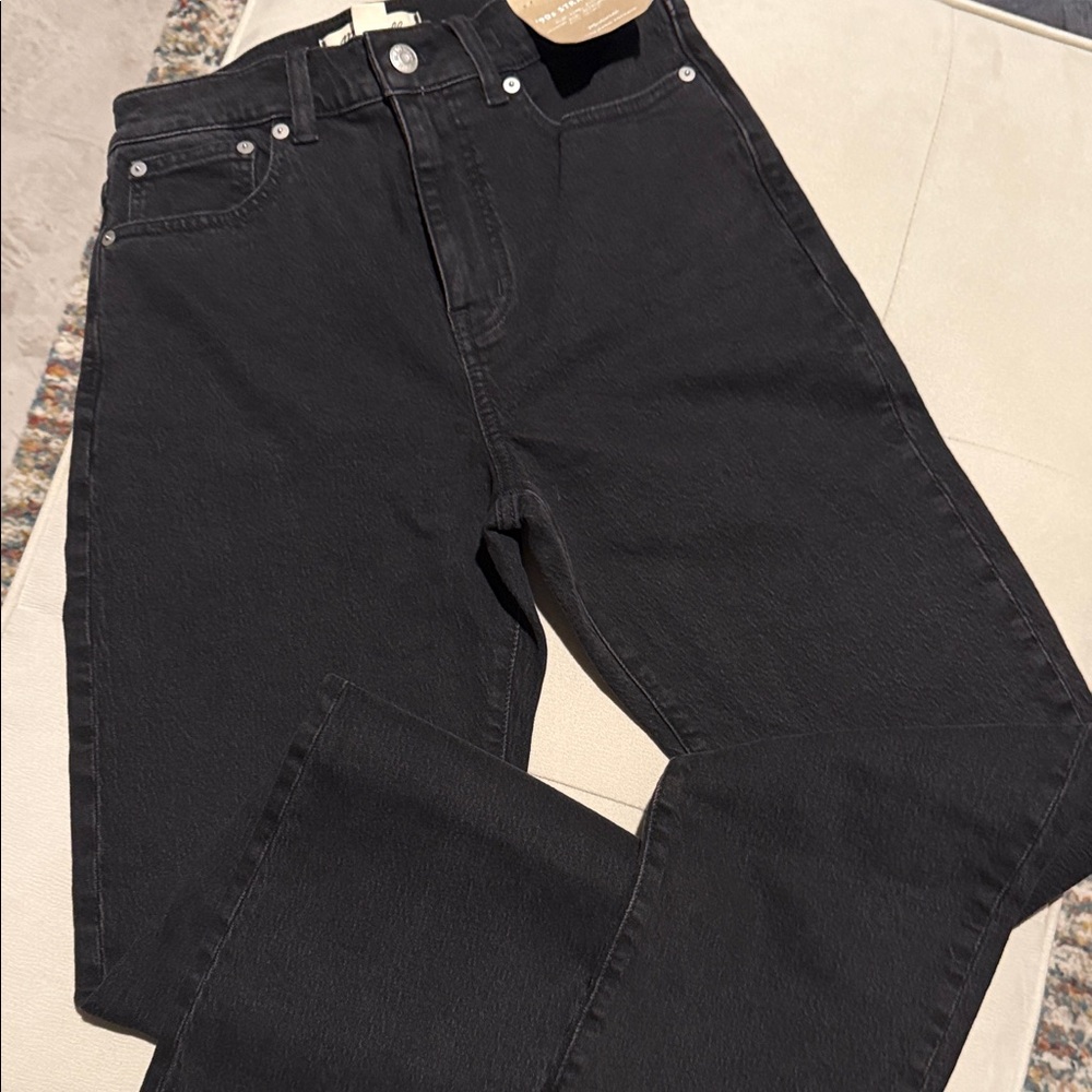 Madewell 90’s Black Straight-Leg Jeans